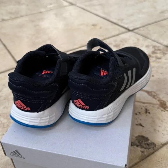 Adidas Duramo Black and Blue Running Shoes - Picture 3 of 4